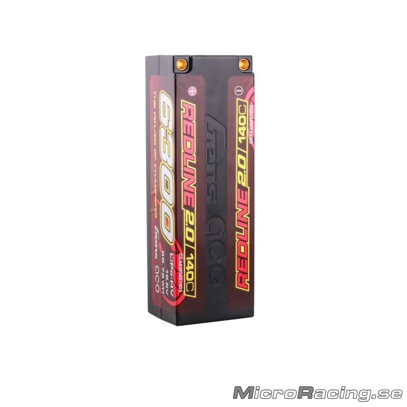 GENS ACE - Batteri LiPo, Redline 2.0, 4S 140C, 15.2V/6300mAh - 2