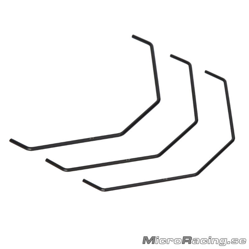 DEAL* HB RACING - Sway Bar Set, Front, 1.8, 1.9, 2.1mm