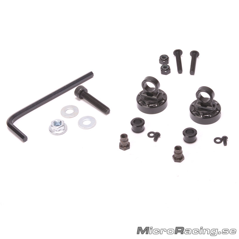 SCHUMACHER - Big Bore Alloy Shock Cap Set, 1pair