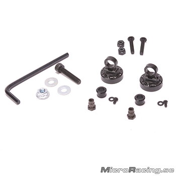 SCHUMACHER - Big Bore Alloy Shock Cap Set, 1pair