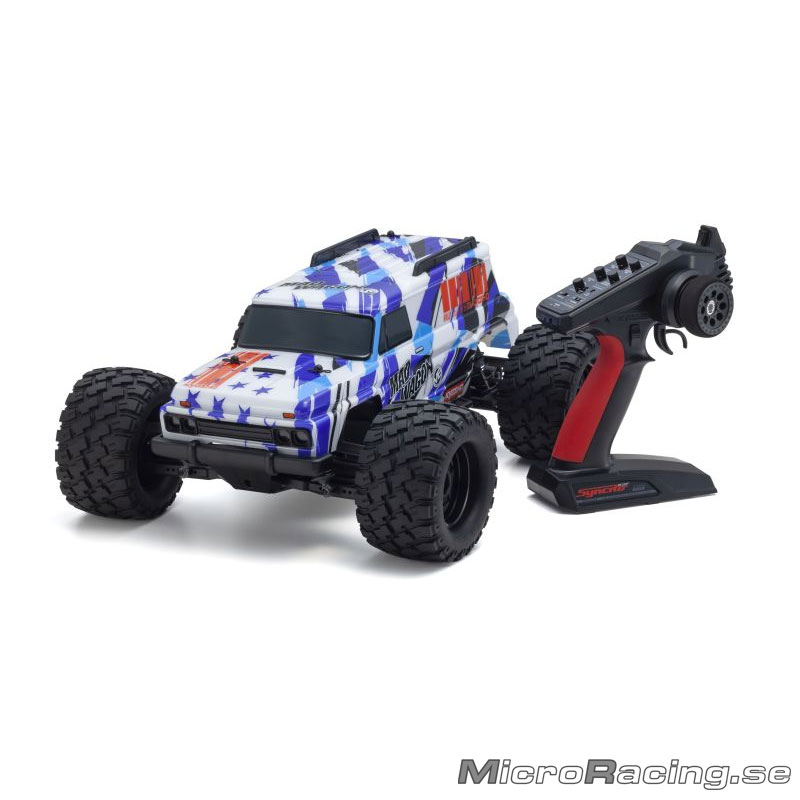  KYOSHO - Mad Wagon VE 3S 4WD 1/10 Truck, Vit/Blå - Ready To Run