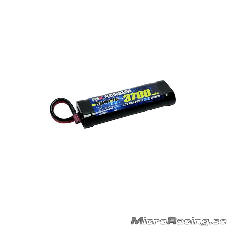 PINK PERFORMANCE - Battery NiMh, Pink Sports, 7.2V, 3700mAh, Deans