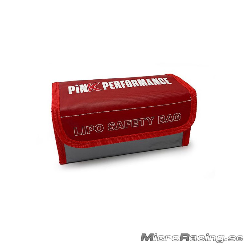 PINK PERFORMANCE - Lipo Säkerhets Box, 18.5x7.5x6.5cm