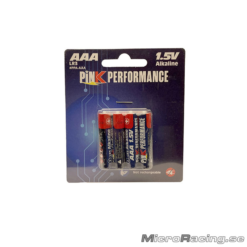 PINK PERFORMANCE - AAA  Alkaline, 1,5V, 4st