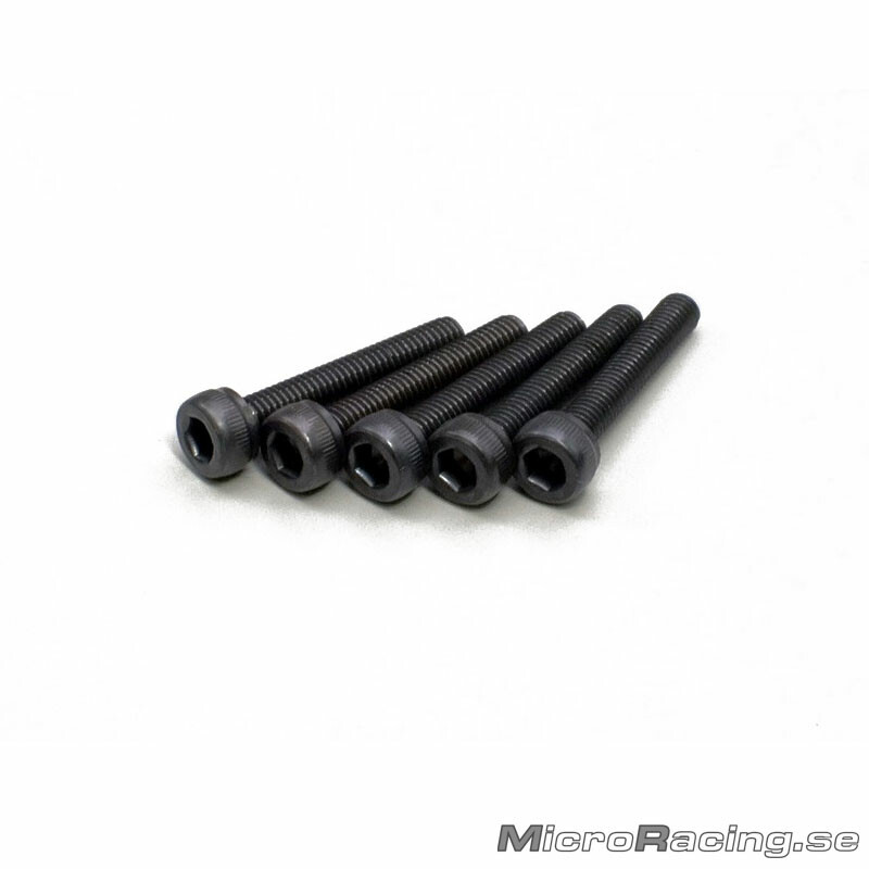 KYOSHO - M3x15mm Skruv, Cap, Insex, Stål, 5st