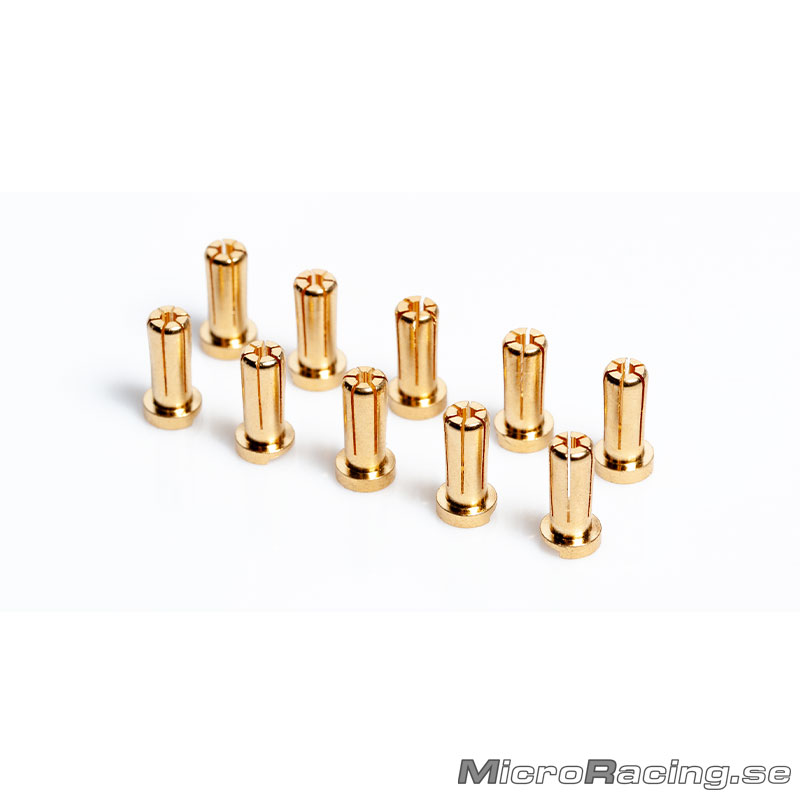 LRP - 5mm Guldkontakt, 14 mm Längd, 10st