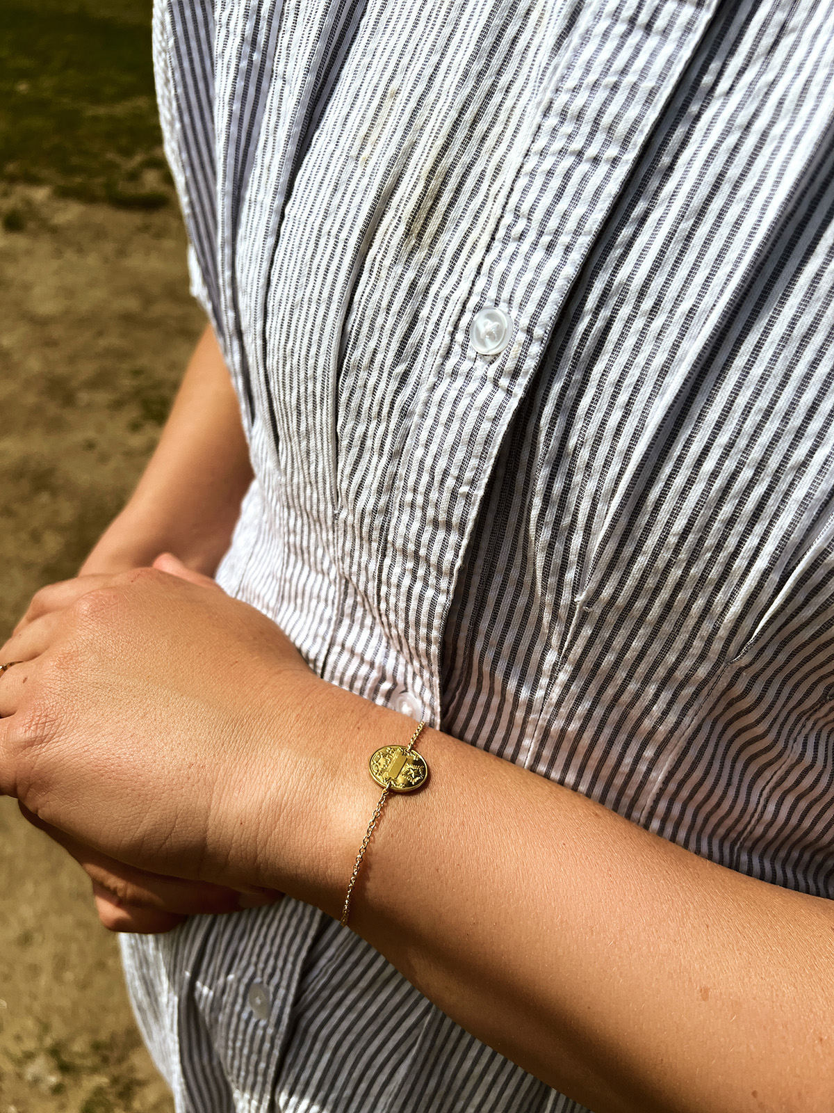 Mom Bracelet Lyckopenningen Gold 18k - 3