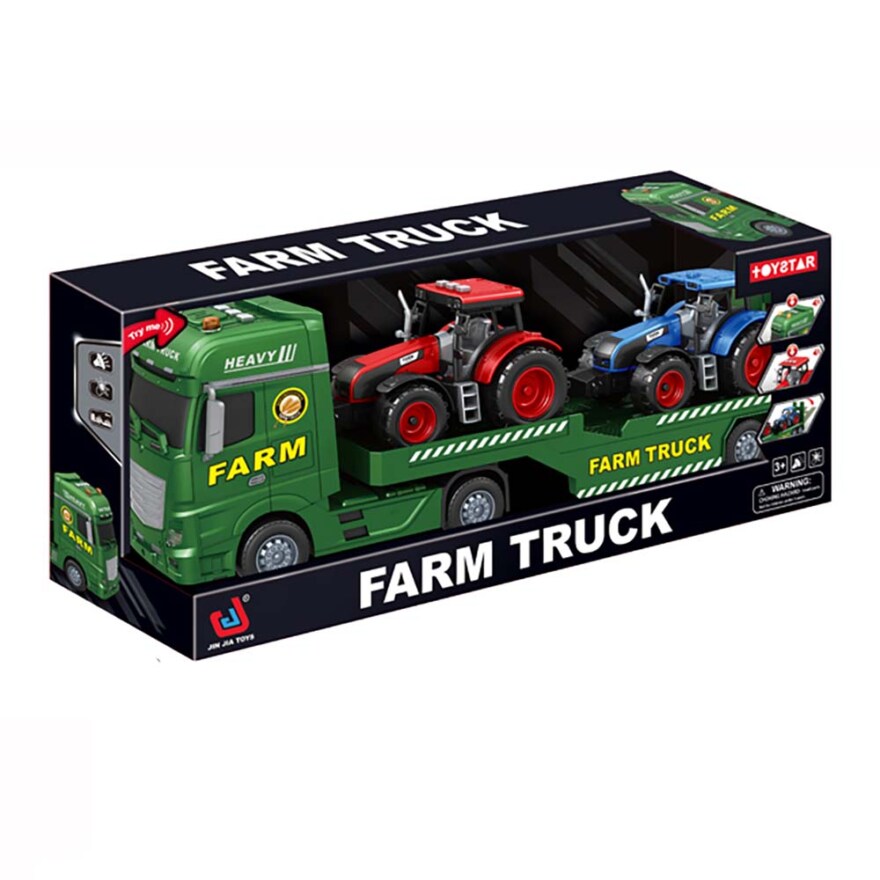 Bil Trailer med Traktorer 63 cm - Alrico