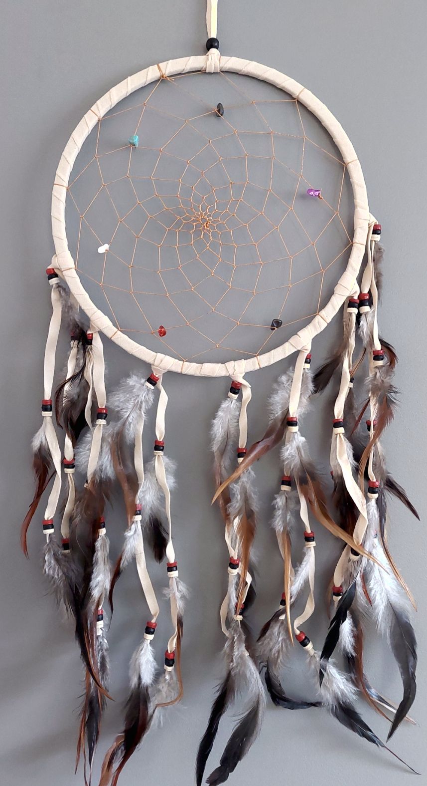 Drömfångare med Stenar - 22cm - 2