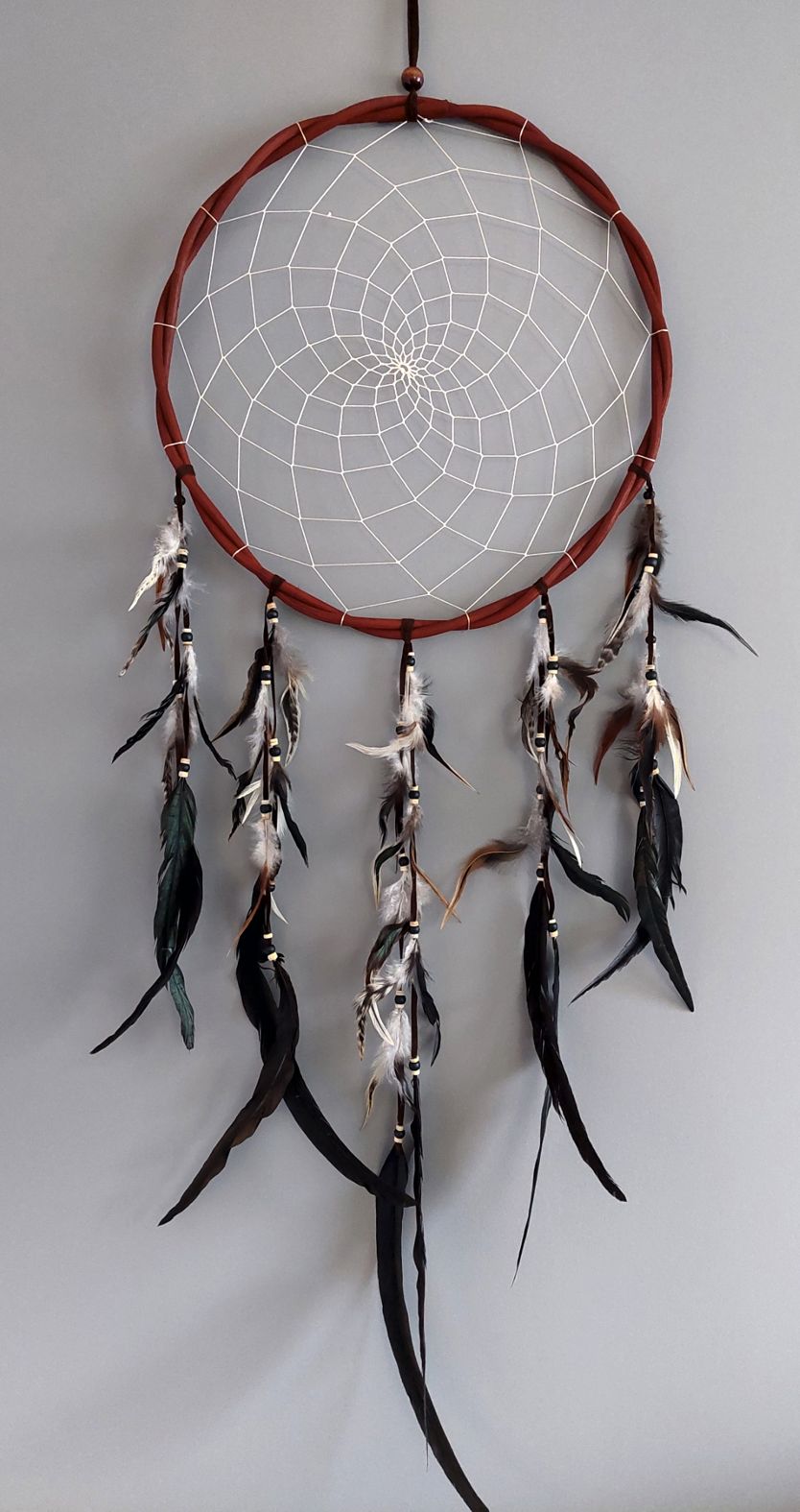 Tvinnad Drömfångare, Brun - 40cm