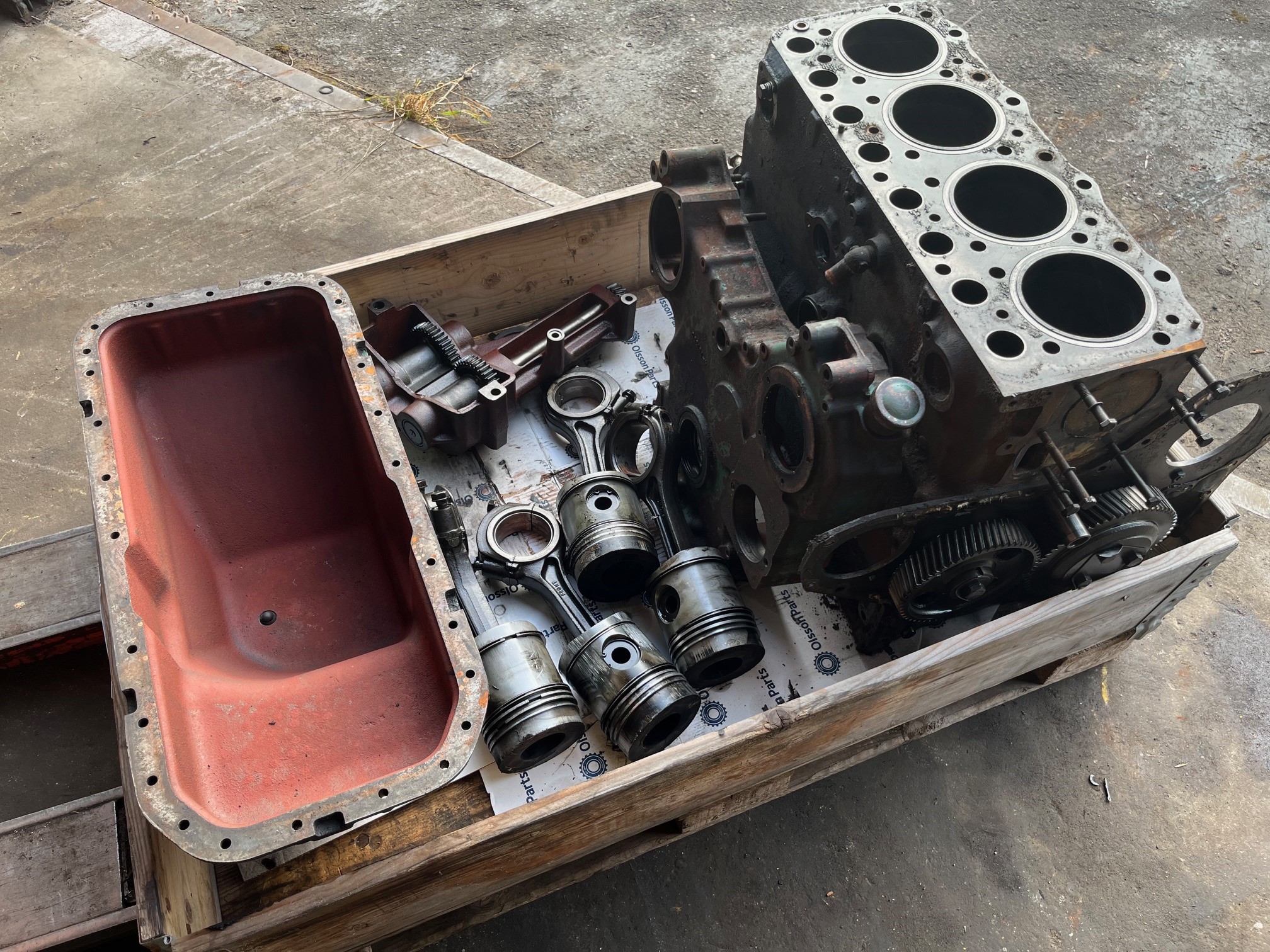 Reservdelsmotor TD42 - 2