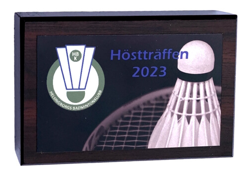 Klubbplakett Badminton 