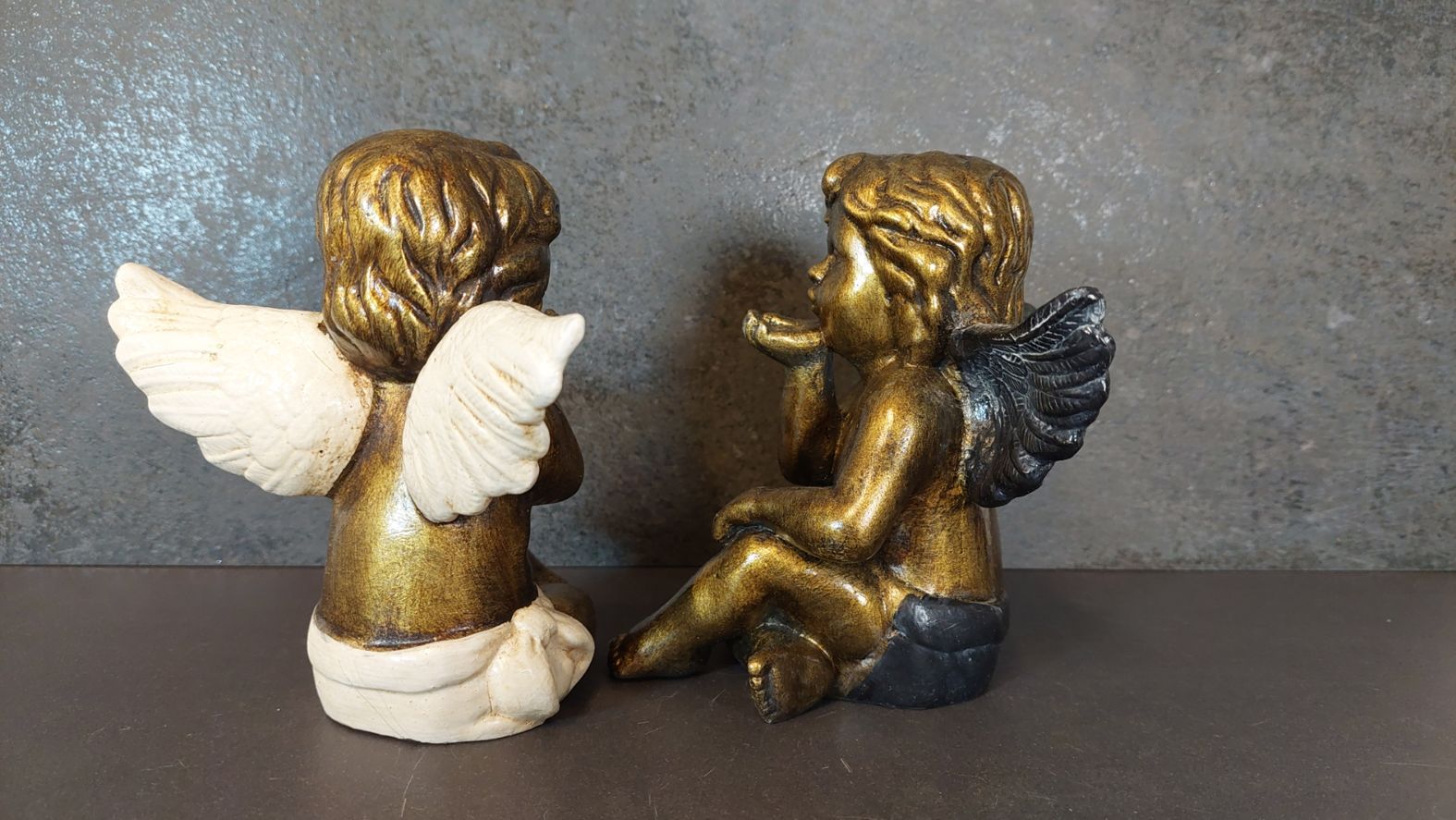 Sittande Ängel Staty - 15cm - 2