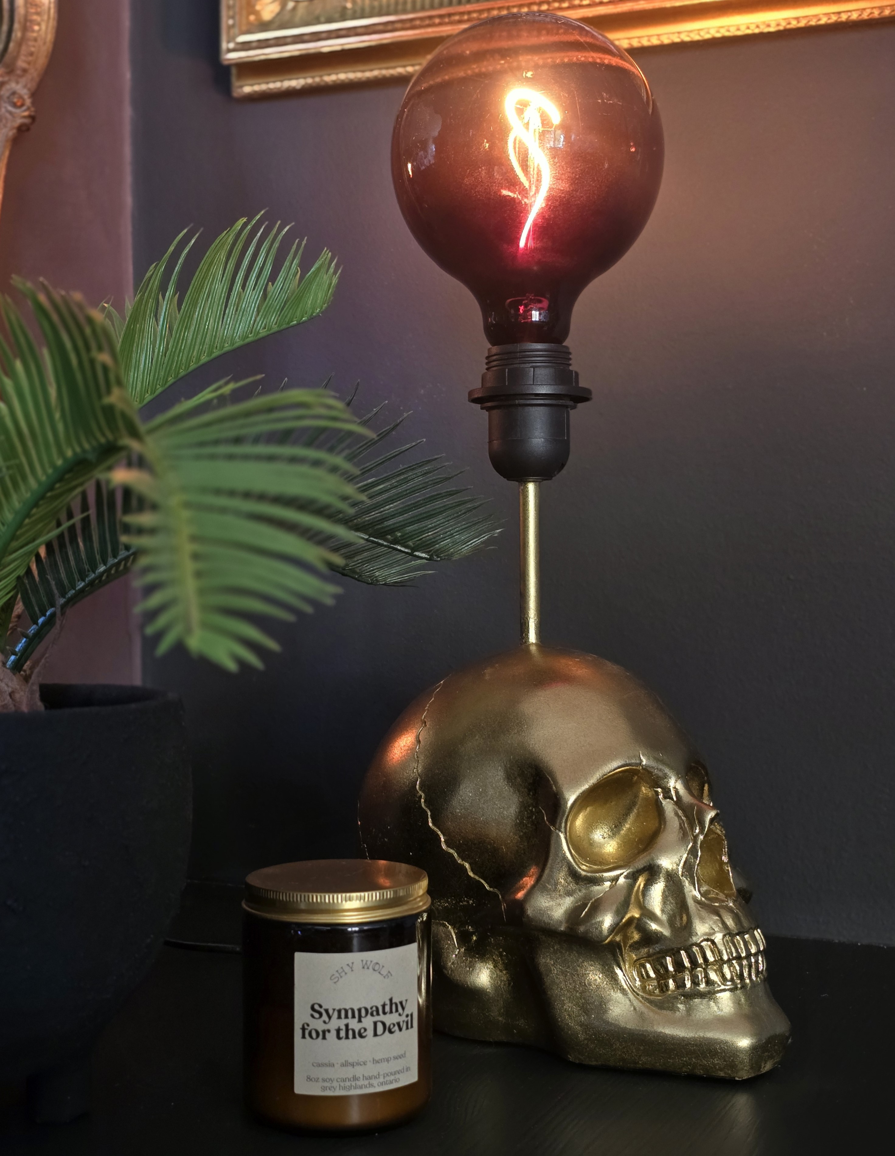 Golden Skull - Lampfot - 2