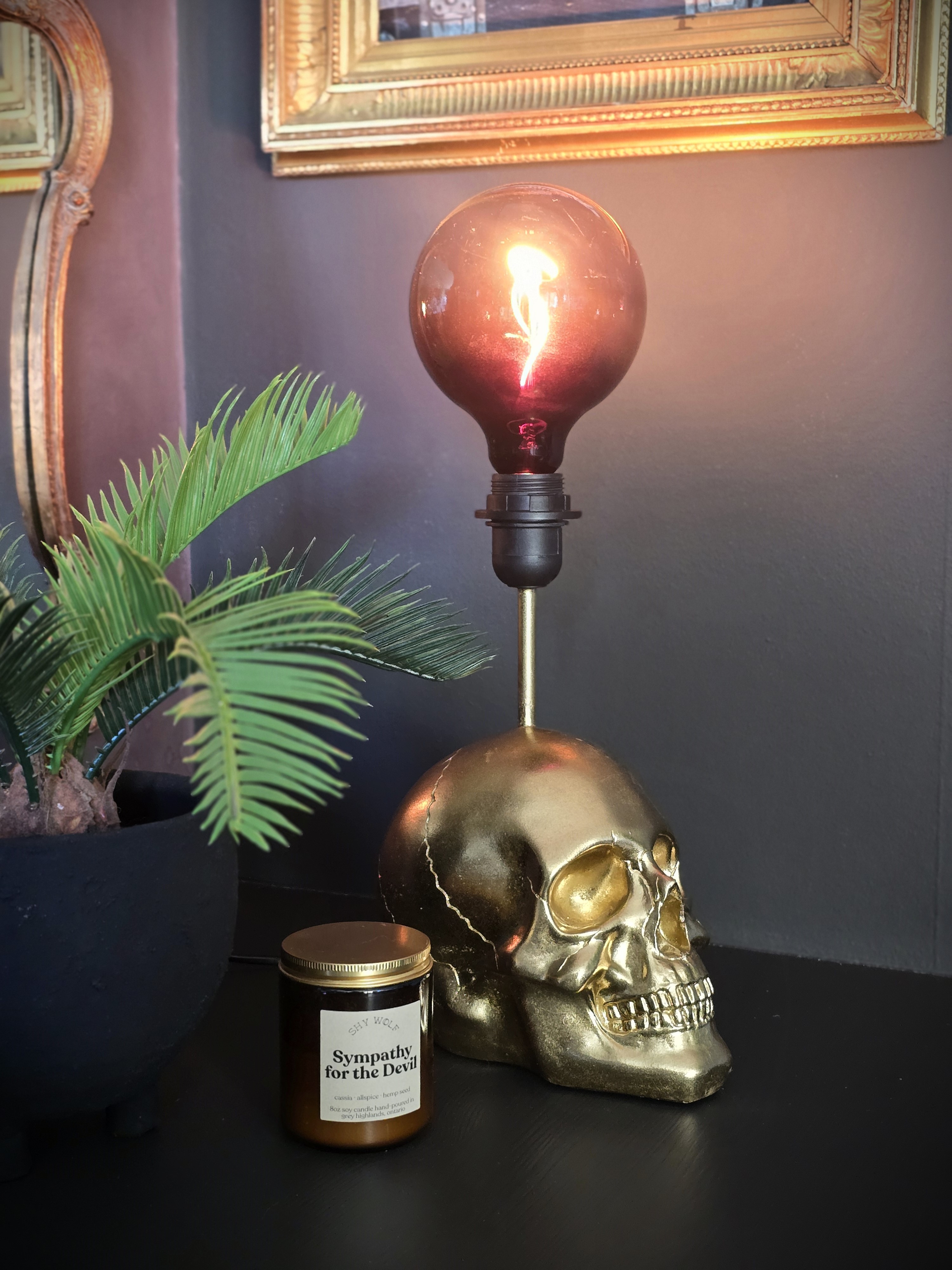 Golden Skull - Lampfot - 8