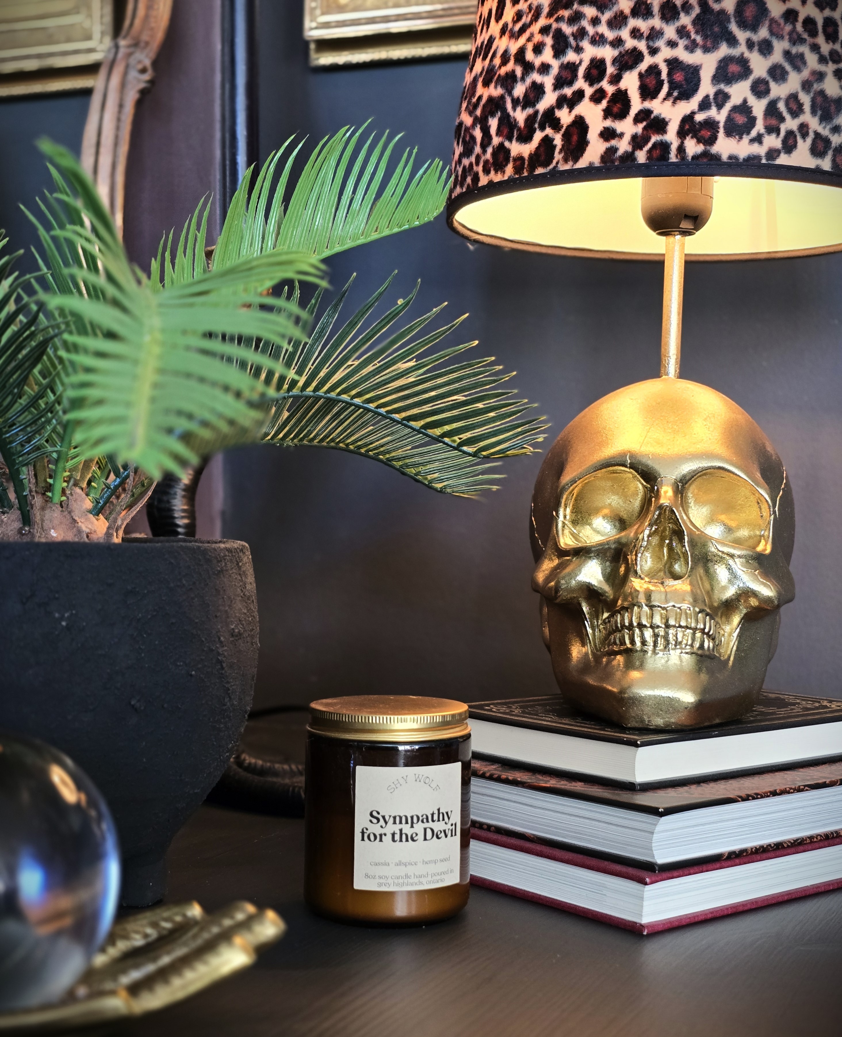 Golden Skull - Lampfot
