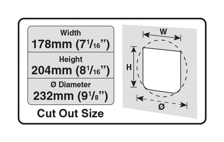 Cat Mate Microchip Cat Door - Durable