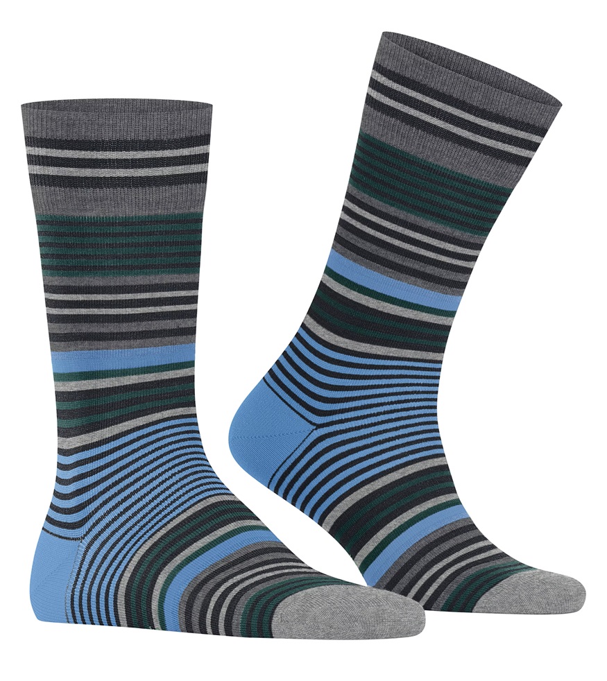Burlington  Stripe Jungfru-ull Herr