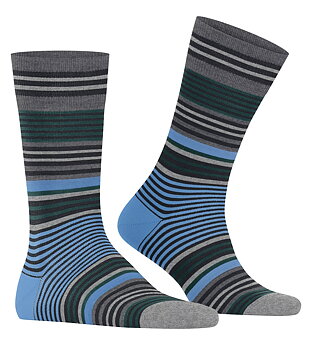 Burlington  Stripe Jungfru-ull Herr