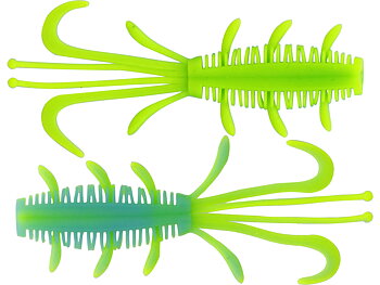KINETIC NYX 6,5 CM / 1,4 G / 10 PCS FLOATING GARLIC UV doftsatt flytande creaturebait för abborre regnbåge med fler