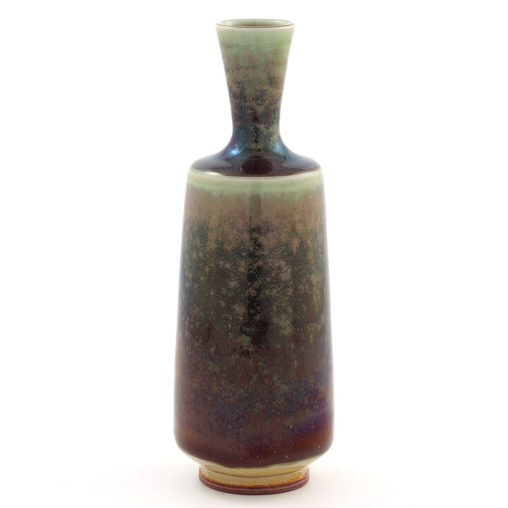 ベルント・フリーベリ  一点もの  赤茶/青緑色のベース  16cm  1976年