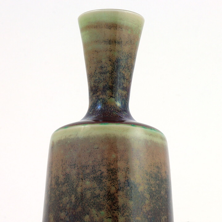 ベルント・フリーベリ  一点もの  赤茶/青緑色のベース  16cm  1976年