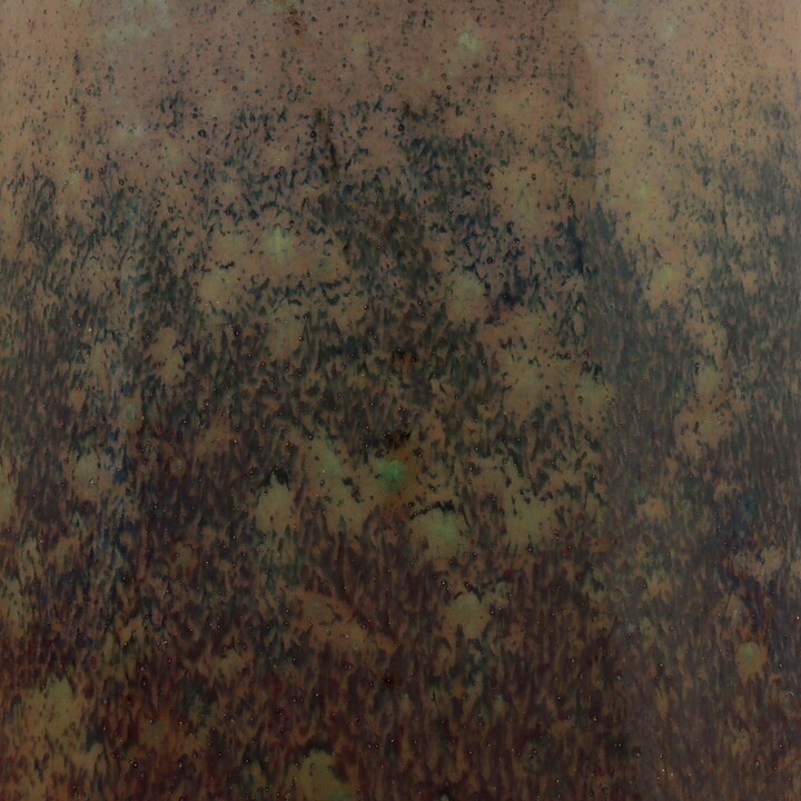 ベルント・フリーベリ  一点もの  赤茶/青緑色のベース  16cm  1976年