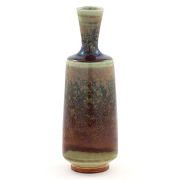 ベルント・フリーベリ  一点もの  赤茶/青緑色のベース  16cm  1976年
