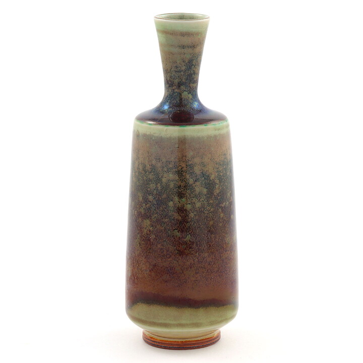 ベルント・フリーベリ  一点もの  赤茶/青緑色のベース  16cm  1976年