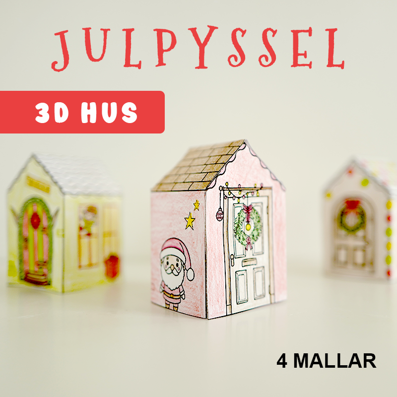 Julpyssel - Julhus i 3D