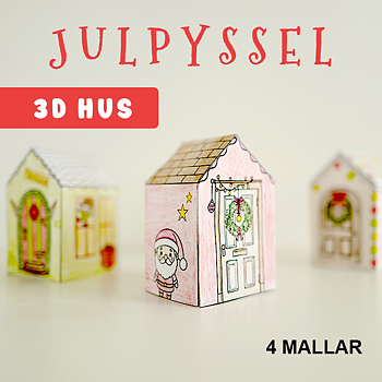 Julpyssel - Julhus i 3D