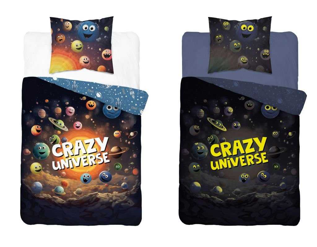 Crazy Universe Bäddset GLOW IN THE DARK - 2