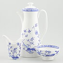 Stig Lindberg (Dresden 1962) Coffee Set with Pot, Creamer and Sugar Bowl