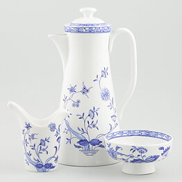Stig Lindberg (Dresden 1962) Coffee Set with Pot, Creamer and Sugar Bowl