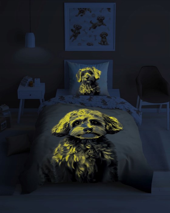 Hund Bäddset GLOW IN THE DARK - 4