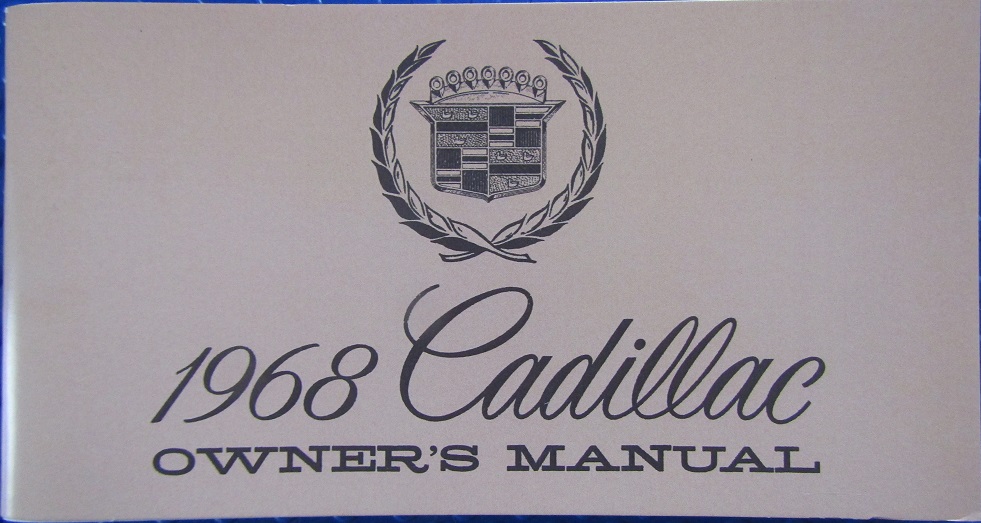 1968 Cadillac Owner's Manual