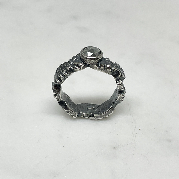Diamantring LEAFY Rosecut diamond