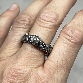 Diamantring LEAFY Rosecut diamond