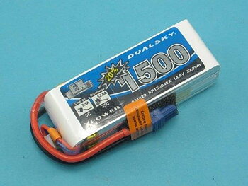 Dualsky 4S 14.8V 1500mAh 35C/5C