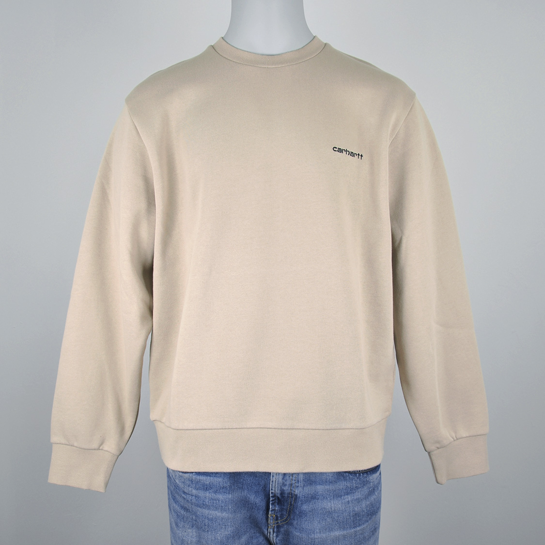Carhartt WIP - Script Embroidery Sweatshirt Wall/Black