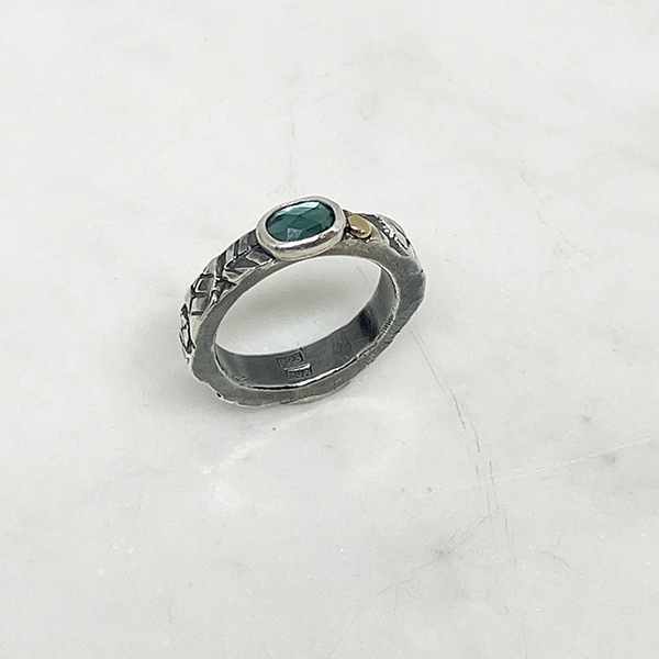 Silverring Turmalin 1 - 2
