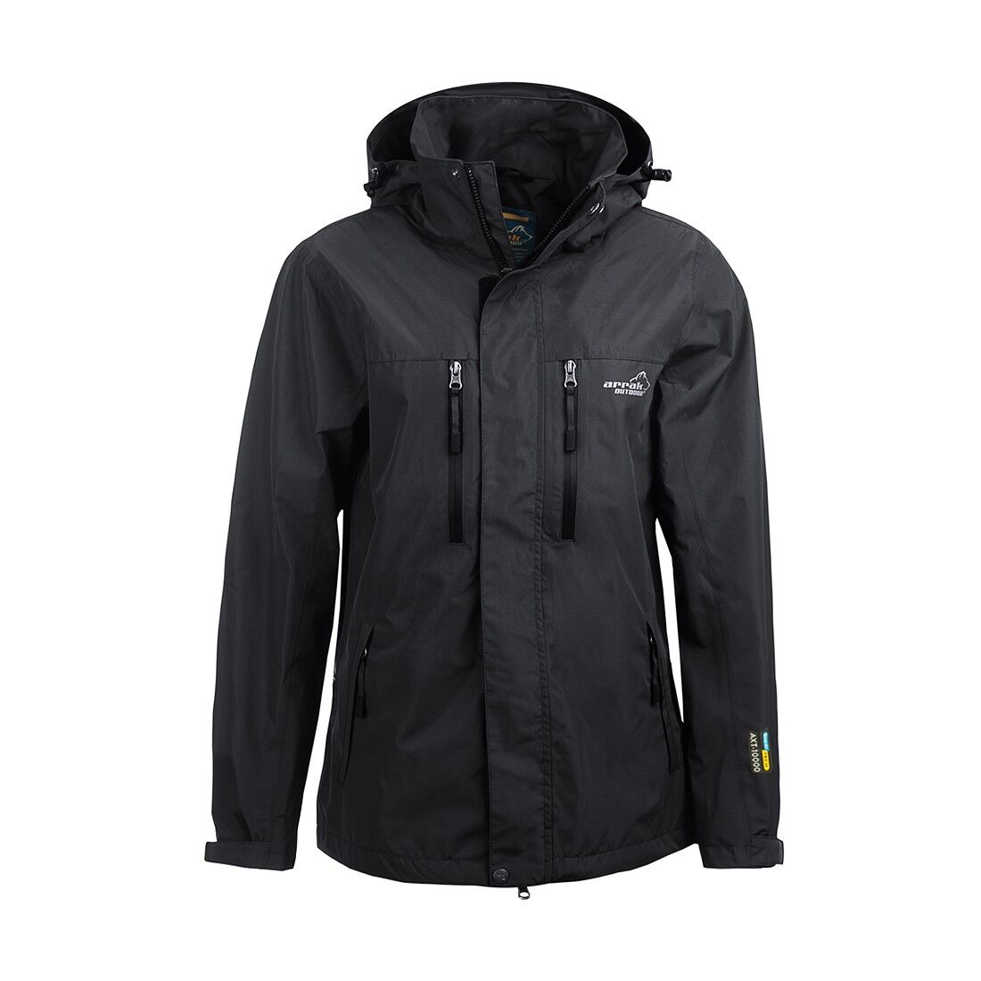 Arrak Outdoor Rain Jacket Men - Black