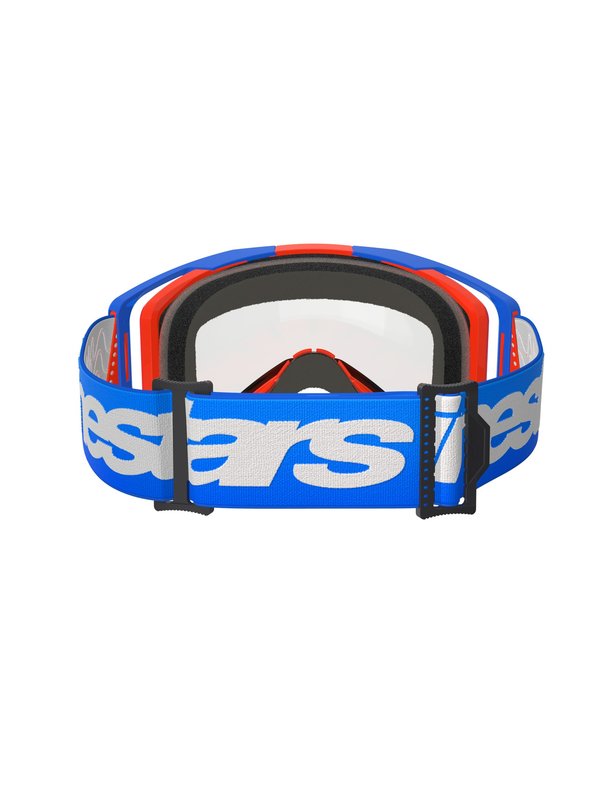 Alpinestars Goggle Vision 8 WORDMARK Dubbelglas Blå/Orange/Klart - 3