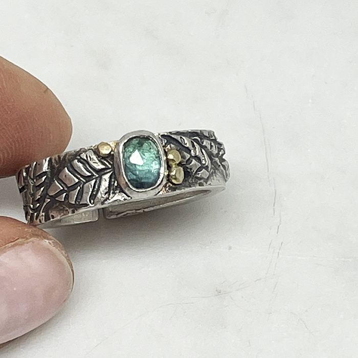 Silverring Turmalin 2 - 4