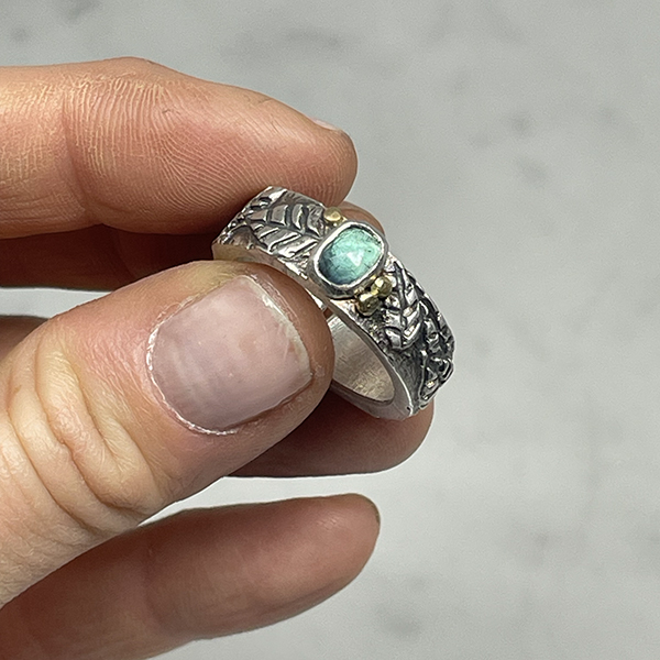 Silverring Turmalin 2 - 3