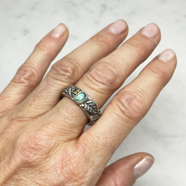 Silverring Turmalin 2 - 5