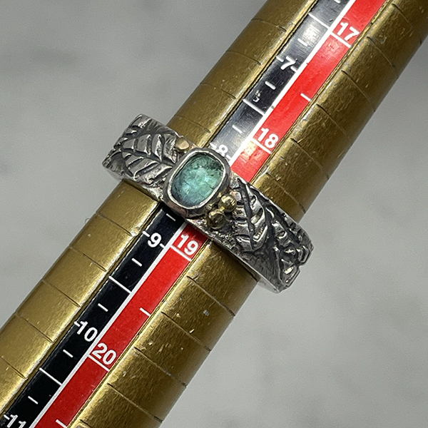 Silverring Turmalin 2 - 6