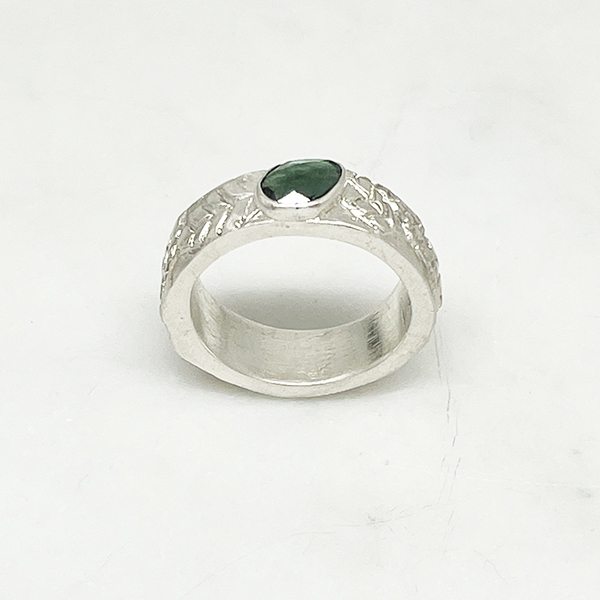 Silverring Turmalin 3