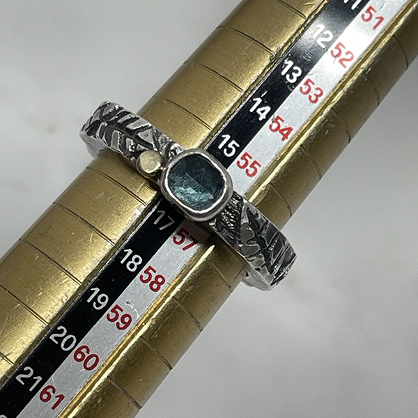 Silverring  Turmalin 4 - 6