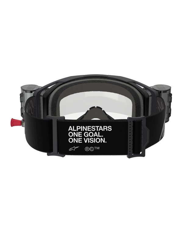 Alpinestars Goggle Vision 8 CORP Svart/Klart ROLL-OFF - 3